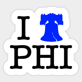 I Liberty Bell Philadelphia Sticker